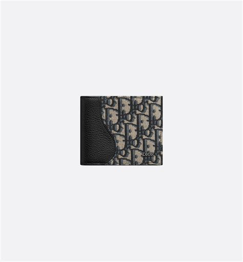 card holder beige and black dior oblique jacquard|Long Bifold Card Holder Beige and Black Dior Oblique Jacquard.